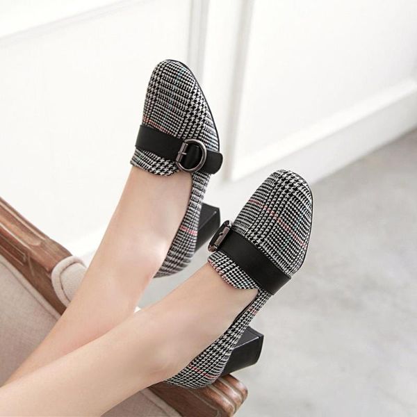 dress shoes pqecfs big size 32-48 spring & autumn fashion plaid women med square heels pumps 2 colors, Black
dress shoes pqecfs big size 32-48 spring & autumn fashion plaid women med square heels pumps 2 colors, Black