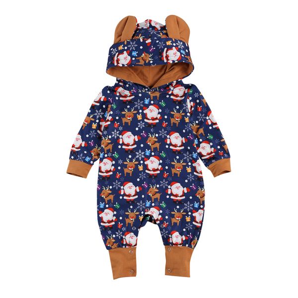 christmas newborn baby girls boys romper ear hooded long sleeve cartoon print jumpsuits 0-18m, White
christmas newborn baby girls boys romper ear hooded long sleeve cartoon print jumpsuits 0-18m, White