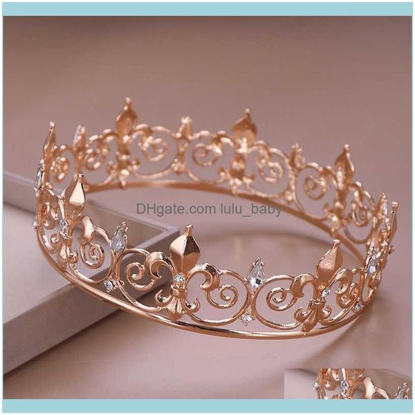 jewelryforseven princess queen girl women bridal bride wedding party round tiaras and crown hair headwear fashion jewelry aessories drop del, Slivery;golden
