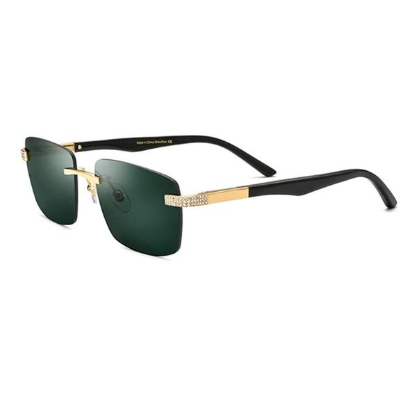 sunglasses rimlee stainless steel green/brown lens men driving uv400 male fishing glasses, White;black
sunglasses rimlee stainless steel green/brown lens men driving uv400 male fishing glasses, White;black
