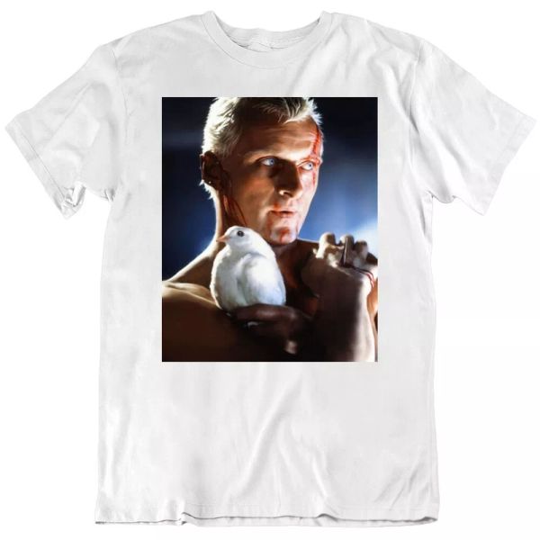 blade runner rutger hauer classic movie t shirt, White;black
blade runner rutger hauer classic movie t shirt, White;black