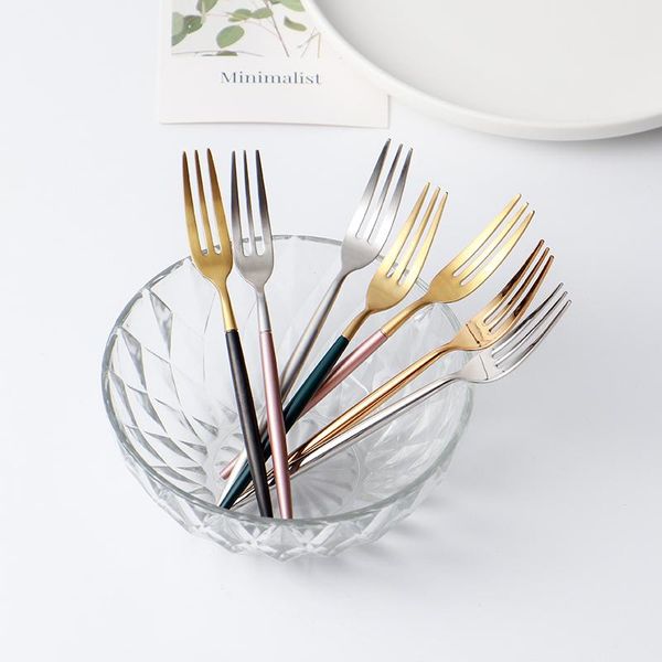 forks 6pcs fruit fork set white gold small dessert stainless steel tea for cake snack salad dinnerware cutlery
forks 6pcs fruit fork set white gold small dessert stainless steel tea for cake snack salad dinnerware cutlery