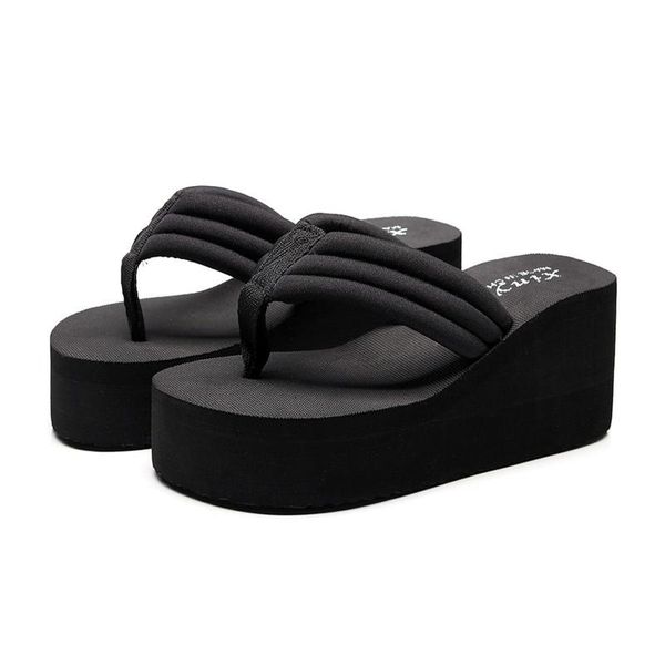 slippers 2021 summer women's solid color flip-flops casual beach for women comfortable and breathable, Black
slippers 2021 summer women's solid color flip-flops casual beach for women comfortable and breathable, Black