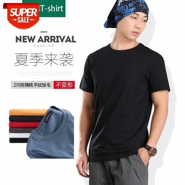 pure cotton t-shirt japanese tide brand solid color short-sleeved shirt round neck blank advertising #nl31, White;black
pure cotton t-shirt japanese tide brand solid color short-sleeved shirt round neck blank advertising #nl31, White;black