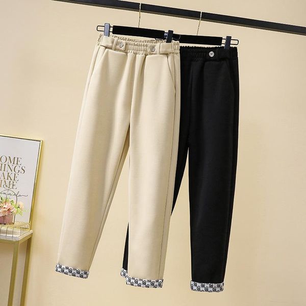 women's pants & capris 2021 winter streetwear joggers sweatpants 5xl plus size clothes high waisted woolen bottoms for women, Black;white
women's pants & capris 2021 winter streetwear joggers sweatpants 5xl plus size clothes high waisted woolen bottoms for women, Black;white