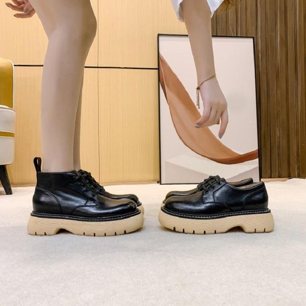 boots 2021 autumn/winter women shoes genuine leather round toe ankle solid platform casual low heel for girls, Black
boots 2021 autumn/winter women shoes genuine leather round toe ankle solid platform casual low heel for girls, Black
