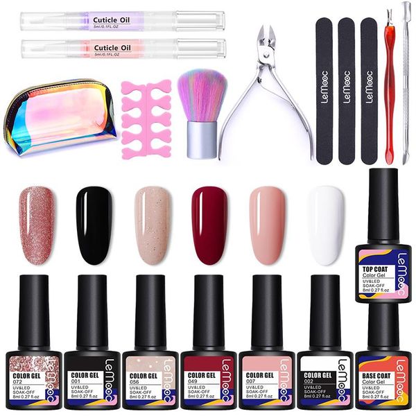 nail art kits lemooc sets for manicures gel polish kit uv led lamp cuticle oil soak off base coat set
nail art kits lemooc sets for manicures gel polish kit uv led lamp cuticle oil soak off base coat set