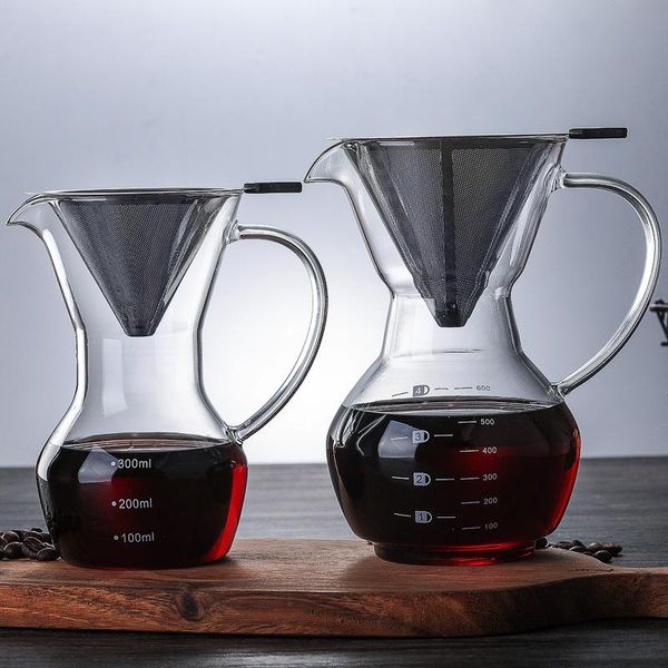 coffee pots high borosilicate heat resistant glass hand-made pot sharing with filter
coffee pots high borosilicate heat resistant glass hand-made pot sharing with filter