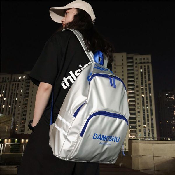backpack teenager harajuku style artificial leather male student korean fashion sliver skin school book big capacity knapsack
backpack teenager harajuku style artificial leather male student korean fashion sliver skin school book big capacity knapsack
