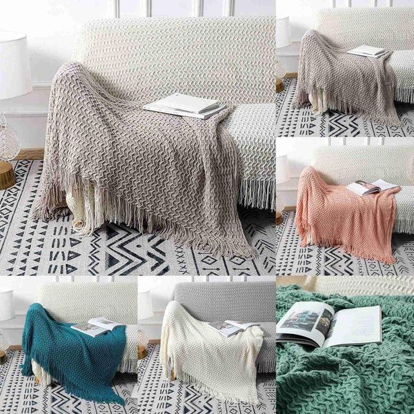 blankets knitted blanket acrylic fiber tassel for sofa bed air conditioning solid color flat plaid quilt nap
blankets knitted blanket acrylic fiber tassel for sofa bed air conditioning solid color flat plaid quilt nap