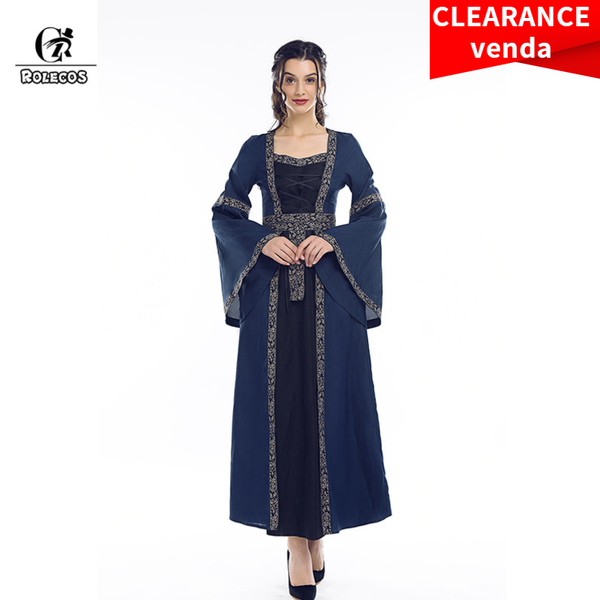 casual dresses rolecos women dress renaissance medieval retro costume victorian halloween party vintage long, Black;gray
casual dresses rolecos women dress renaissance medieval retro costume victorian halloween party vintage long, Black;gray