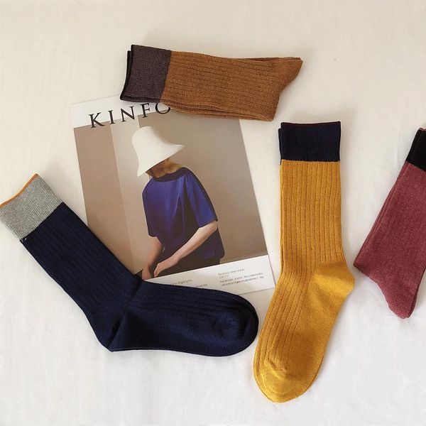 men's socks 1 pairi morandi color matching low-key mid-tube women's retro cotton fashion trend wild warm pile, Black
men's socks 1 pairi morandi color matching low-key mid-tube women's retro cotton fashion trend wild warm pile, Black