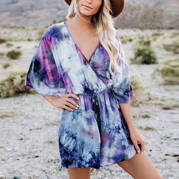 women's jumpsuits & rompers women boho jumpsuit playsuit romper tie dye floral party beach holiday shorts, Black;white
women's jumpsuits & rompers women boho jumpsuit playsuit romper tie dye floral party beach holiday shorts, Black;white