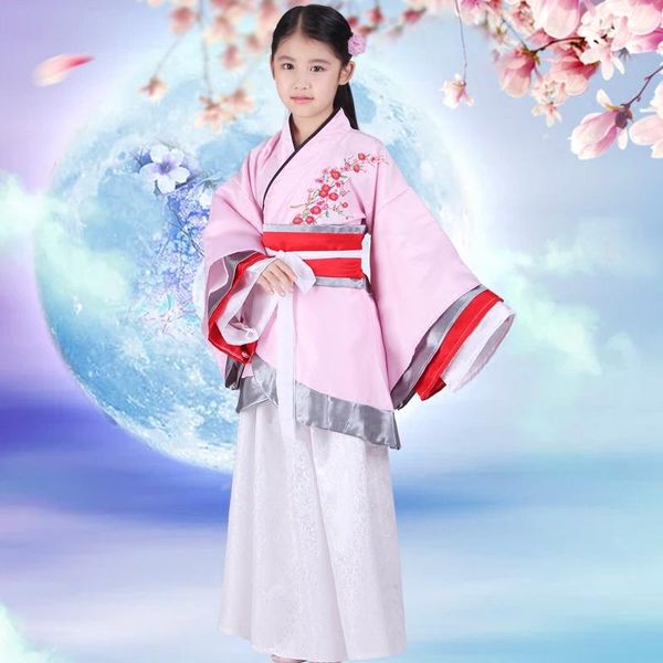 children chinese traditional dance costume girl hanfu kids tang ancient performance stage wear, Black;red
children chinese traditional dance costume girl hanfu kids tang ancient performance stage wear, Black;red