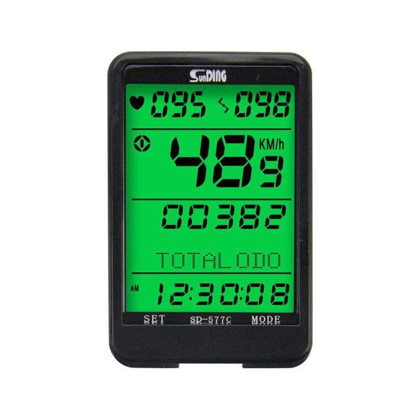 bike computers sunding sd-577c speedometer wireless heart rate cadence ant monitor satch bicycle computer cycling odometer accessories