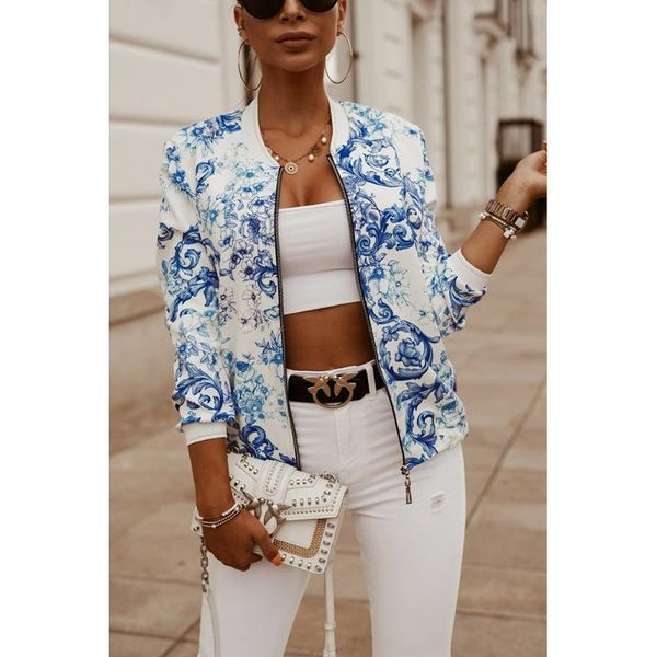 women's jackets jacket fashion casual short 2021 autumn and winter slim long sleeved printed small clothing, Black;brown
women's jackets jacket fashion casual short 2021 autumn and winter slim long sleeved printed small clothing, Black;brown