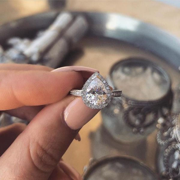 wedding rings water drop promise ring silver color pave cz statement band for women men fashion party jewelry, Slivery;golden
wedding rings water drop promise ring silver color pave cz statement band for women men fashion party jewelry, Slivery;golden
