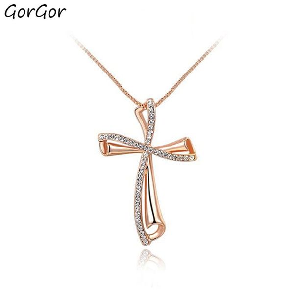 pendant necklaces gorgor necklace women alloy material pattern slanted cross cubiczirconia gold plating exquisite jewelry 2030452530b, Silver
pendant necklaces gorgor necklace women alloy material pattern slanted cross cubiczirconia gold plating exquisite jewelry 2030452530b, Silver