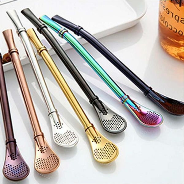 drinking straws stainless steel straw spoon tea filter yerba mate health gourd reusable tools washable bar accessories
drinking straws stainless steel straw spoon tea filter yerba mate health gourd reusable tools washable bar accessories