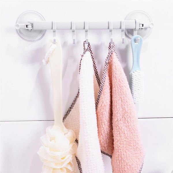 hooks & rails adjustable towel rack suction cup kitchen hanger organizer bath clothes shelves wall hook holder home storage racks
hooks & rails adjustable towel rack suction cup kitchen hanger organizer bath clothes shelves wall hook holder home storage racks