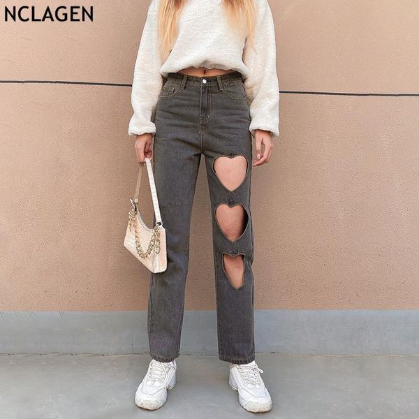 stylish heart hollow out woman pants high waist vintage jeans trousers street fashion aesthetic harajuku denim capris women's, Blue
stylish heart hollow out woman pants high waist vintage jeans trousers street fashion aesthetic harajuku denim capris women's, Blue