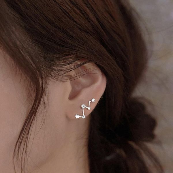 stud zircon earrings curve star geometric for women trendy korean temperament personality fashion student gift jewelry boyulige, Golden;silver
stud zircon earrings curve star geometric for women trendy korean temperament personality fashion student gift jewelry boyulige, Golden;silver