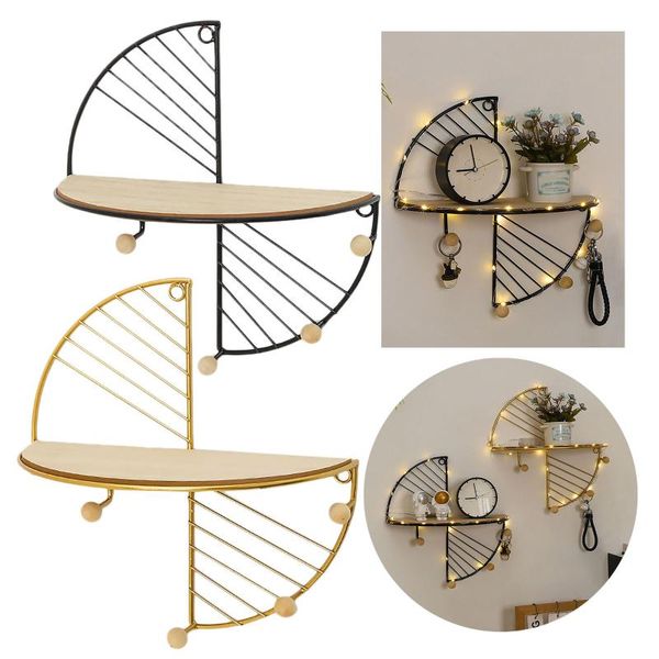 other home decor creative storage rack wall-mounted metal elegant semicircle wall shelf multifunctional hook decorative shelves
other home decor creative storage rack wall-mounted metal elegant semicircle wall shelf multifunctional hook decorative shelves