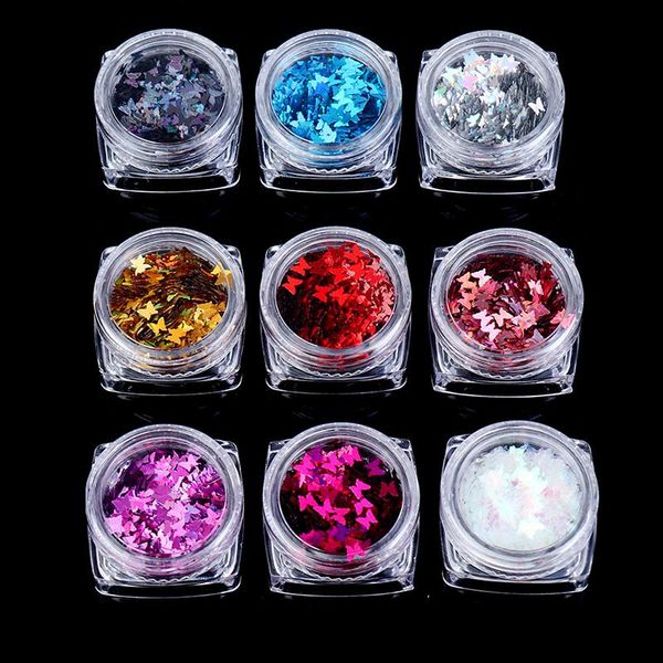holographic butterfly shapes glitter flakes nail rhinestones sparkly colorful sequins manicure art decoration decorations, Silver;gold
holographic butterfly shapes glitter flakes nail rhinestones sparkly colorful sequins manicure art decoration decorations, Silver;gold