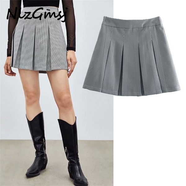 skirt women vintage plaid pleated skirts mini formal houndstooth office ladies clothes 03 210628, Black
skirt women vintage plaid pleated skirts mini formal houndstooth office ladies clothes 03 210628, Black