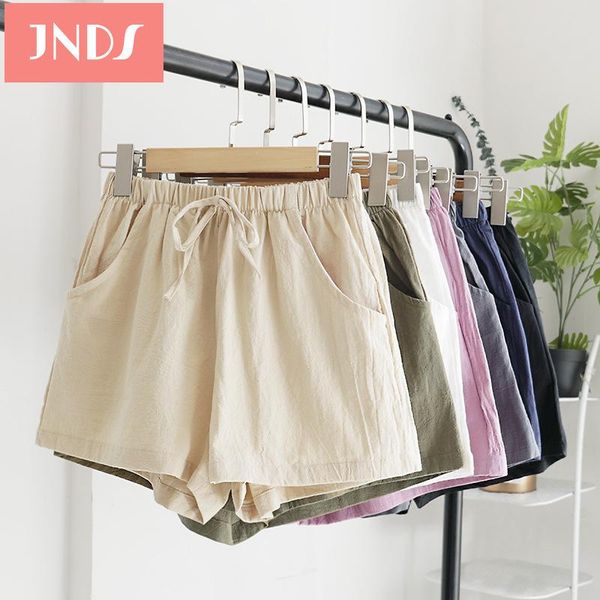 women's shorts summer casual cotton linen plus size mid waist short fashion woman streetwear pants, White;black
women's shorts summer casual cotton linen plus size mid waist short fashion woman streetwear pants, White;black