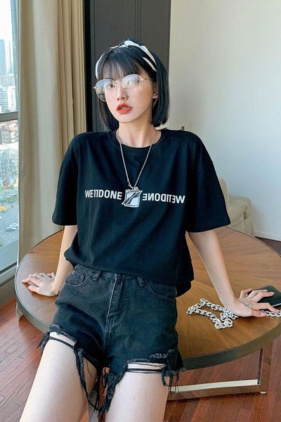 women's t-shirt 2021ss we11done logo letter 100% 1:1 cotton short sleeve t-shirts oversized streetwear men women tee, White
women's t-shirt 2021ss we11done logo letter 100% 1:1 cotton short sleeve t-shirts oversized streetwear men women tee, White