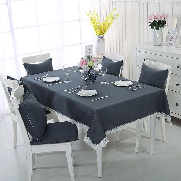 table cloth dinner cotton linen solid color modern type with lace for regular rectangle desk anti-dirty simple
table cloth dinner cotton linen solid color modern type with lace for regular rectangle desk anti-dirty simple