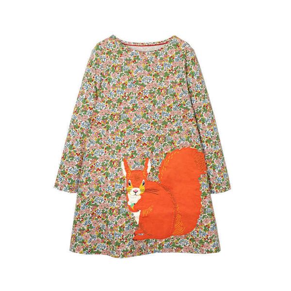 slw jumping meters princess dresses animal applique girls clothing for autumn winter floral cotton birthday party 210529, Red;yellow
slw jumping meters princess dresses animal applique girls clothing for autumn winter floral cotton birthday party 210529, Red;yellow