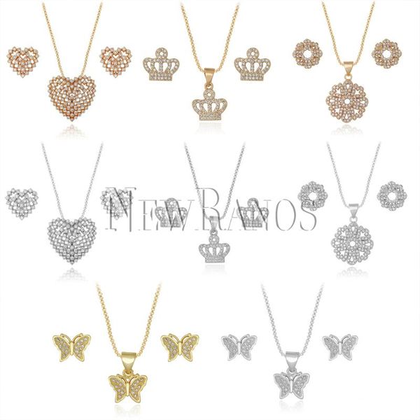 earrings & necklace ranos fashion cubic zirconia jewelry sets charm crystal loving heart for women 's gift, Silver
earrings & necklace ranos fashion cubic zirconia jewelry sets charm crystal loving heart for women 's gift, Silver