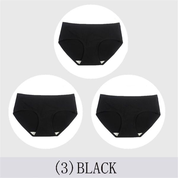 women's panties 3pcs women simple cotton seamless striped breathable elasticity underpants underwear, Black;pink
women's panties 3pcs women simple cotton seamless striped breathable elasticity underpants underwear, Black;pink