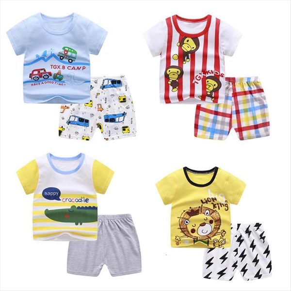 kids girls boys clothing sets baby short sleeve t shirt pant 2pcs children clothes suits, White
kids girls boys clothing sets baby short sleeve t shirt pant 2pcs children clothes suits, White