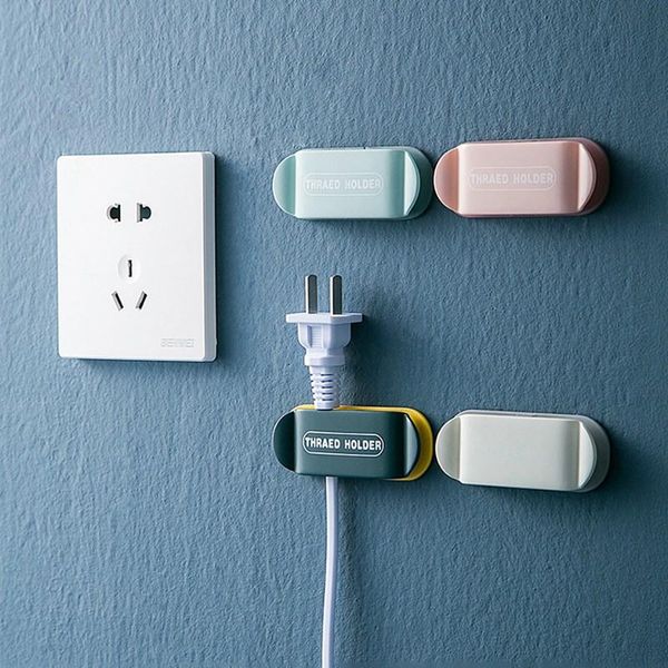 hooks & rails 4 pcs wall mounted storage cable organizer strong adhesive hook power plug socket hanger holder
hooks & rails 4 pcs wall mounted storage cable organizer strong adhesive hook power plug socket hanger holder