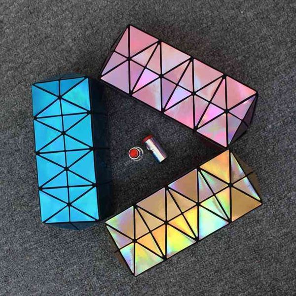 fashion geometric folding make cosmetic bag up laser pu casual women makeup case toiletry
fashion geometric folding make cosmetic bag up laser pu casual women makeup case toiletry