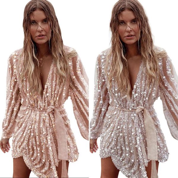 casual dresses women summer sequins dress laceclub 2021 v-neck long sleeve asymmetric strap white mini beach plus size, Black;gray
casual dresses women summer sequins dress laceclub 2021 v-neck long sleeve asymmetric strap white mini beach plus size, Black;gray