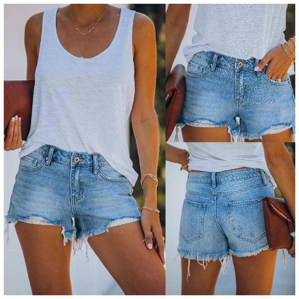 women's shorts summer fashion high waist a-line female denim ladies chic ripped fringed jeans streetwear, White;black
women's shorts summer fashion high waist a-line female denim ladies chic ripped fringed jeans streetwear, White;black