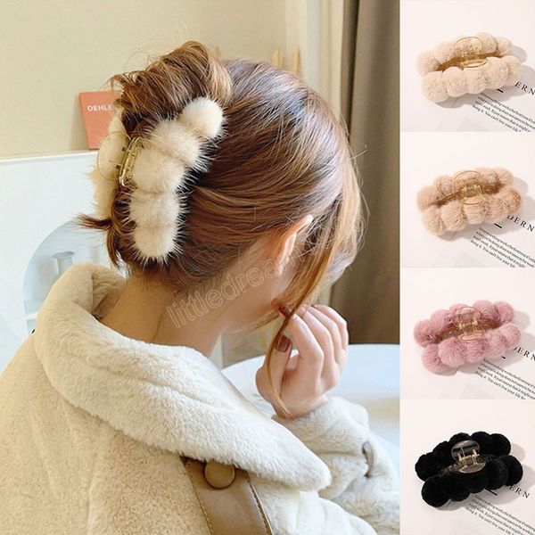 eelgant claw clips for women plush hairpin clamps catching clip makeup washing face hair styling tools hair accessories, Slivery;golden
eelgant claw clips for women plush hairpin clamps catching clip makeup washing face hair styling tools hair accessories, Slivery;golden