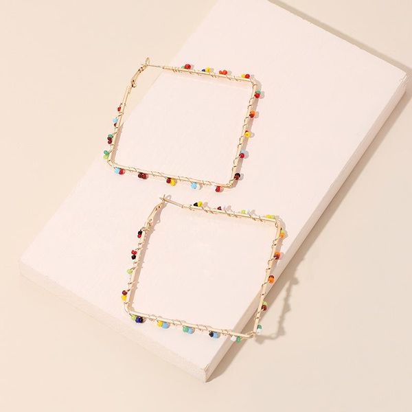 find me simple exaggerated geometric rhombus rice bead woven earrings for women fashion jewelry accessories stud, Golden;silver
find me simple exaggerated geometric rhombus rice bead woven earrings for women fashion jewelry accessories stud, Golden;silver