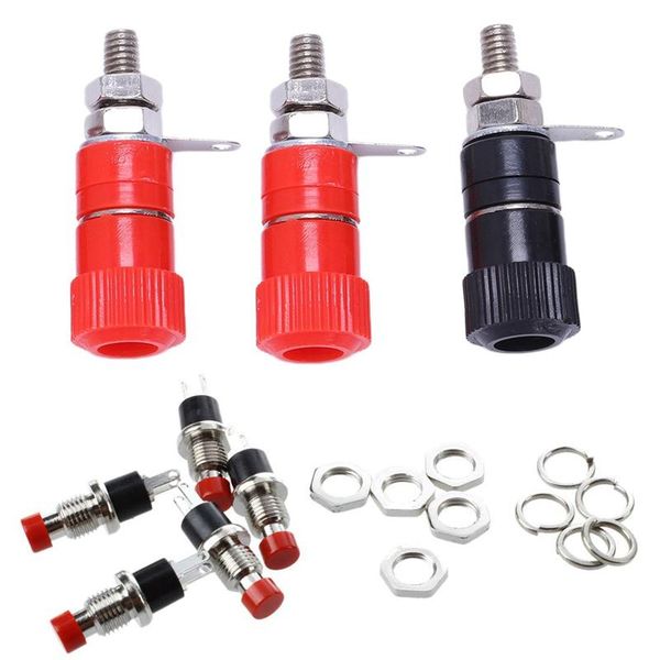 smart home control 5 x 2 pin spst off/(on) n/o red round momentary push button switch & 4 loudspeaker terminal pole gold-plated
smart home control 5 x 2 pin spst off/(on) n/o red round momentary push button switch & 4 loudspeaker terminal pole gold-plated