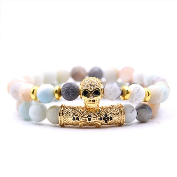 fashion jewelry natural stone micro inlays skull bracelet for women men good gift beaded, strands, Black
fashion jewelry natural stone micro inlays skull bracelet for women men good gift beaded, strands, Black