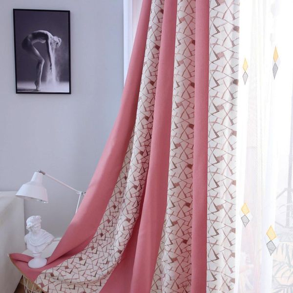 curtain & drapes modern geometric pattern contrast jacquard seamless stitching shading curtains for living room bedroom classical
curtain & drapes modern geometric pattern contrast jacquard seamless stitching shading curtains for living room bedroom classical