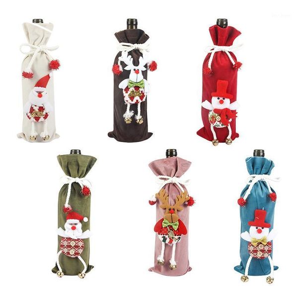 christmas decorations flannel wine bottle cover santa claus doll champagne red package bag home table decoration
christmas decorations flannel wine bottle cover santa claus doll champagne red package bag home table decoration