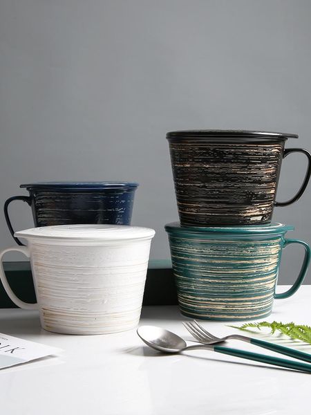 bowls japanese 850ml ceramic noodle cup bowl with lid breakfast coffee yogurt mug salad
bowls japanese 850ml ceramic noodle cup bowl with lid breakfast coffee yogurt mug salad
