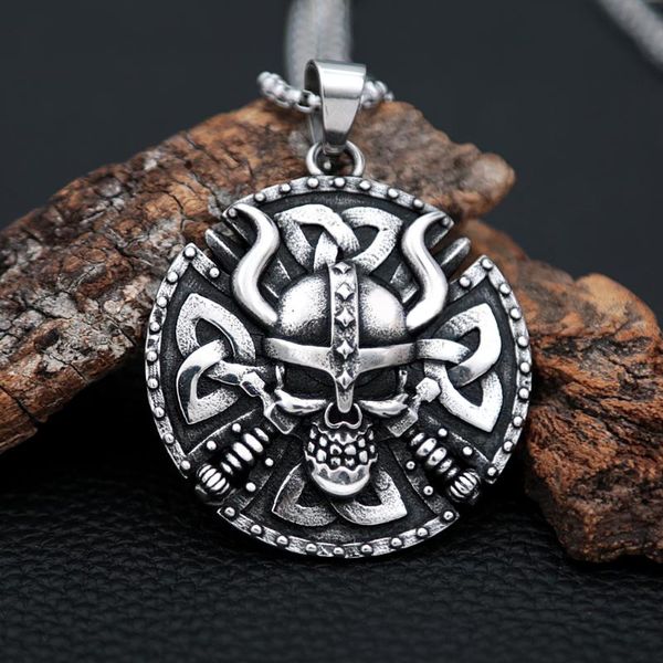 pendant necklaces vintage viking warrior necklace for men fashion stainless steel celtics knot helmet biker amulet jewelry gift, Silver
pendant necklaces vintage viking warrior necklace for men fashion stainless steel celtics knot helmet biker amulet jewelry gift, Silver