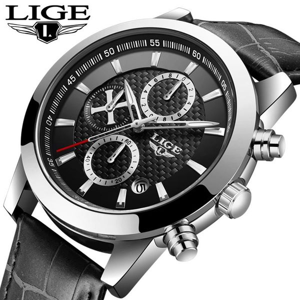 wristwatches lige mens watches military sport watch men leather waterproof clock quartz wristwatch relogio masculino, Slivery;brown
wristwatches lige mens watches military sport watch men leather waterproof clock quartz wristwatch relogio masculino, Slivery;brown