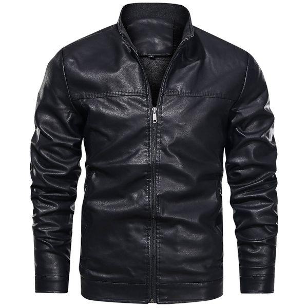 men's leather & faux vintage leather jacket, casual motorcycle pocket and zipper, thick pilot, autumn winter, in 2021, Black
men's leather & faux vintage leather jacket, casual motorcycle pocket and zipper, thick pilot, autumn winter, in 2021, Black